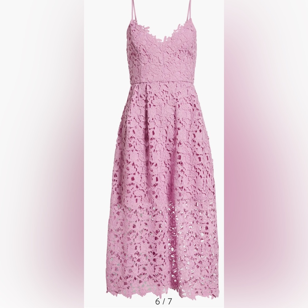 EUC* ASTR the label lace MIDI dress